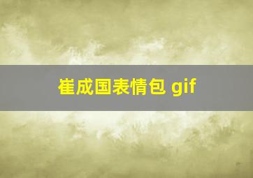 崔成国表情包 gif